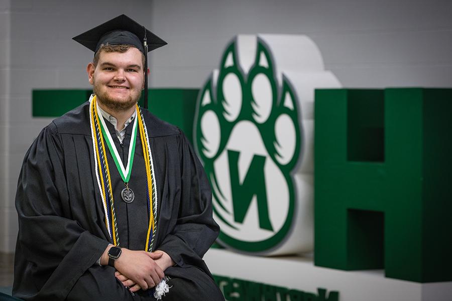 Justin Luster (Photo by Lauren Adams/Northwest Missouri State University)